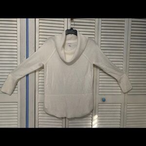 Calvin Klein Cream Cowl Neck Sweater